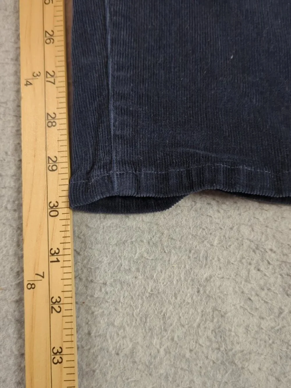 Flint and Tinder Corduroy Pants Men's 31x30 Blue Tapered Fit Stretch